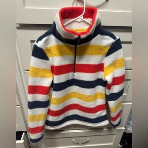 Dudley Stephens women’s striped fleece small